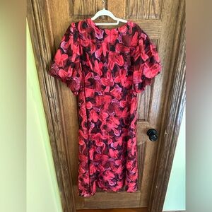 Sexy Plus Size Floral Dress